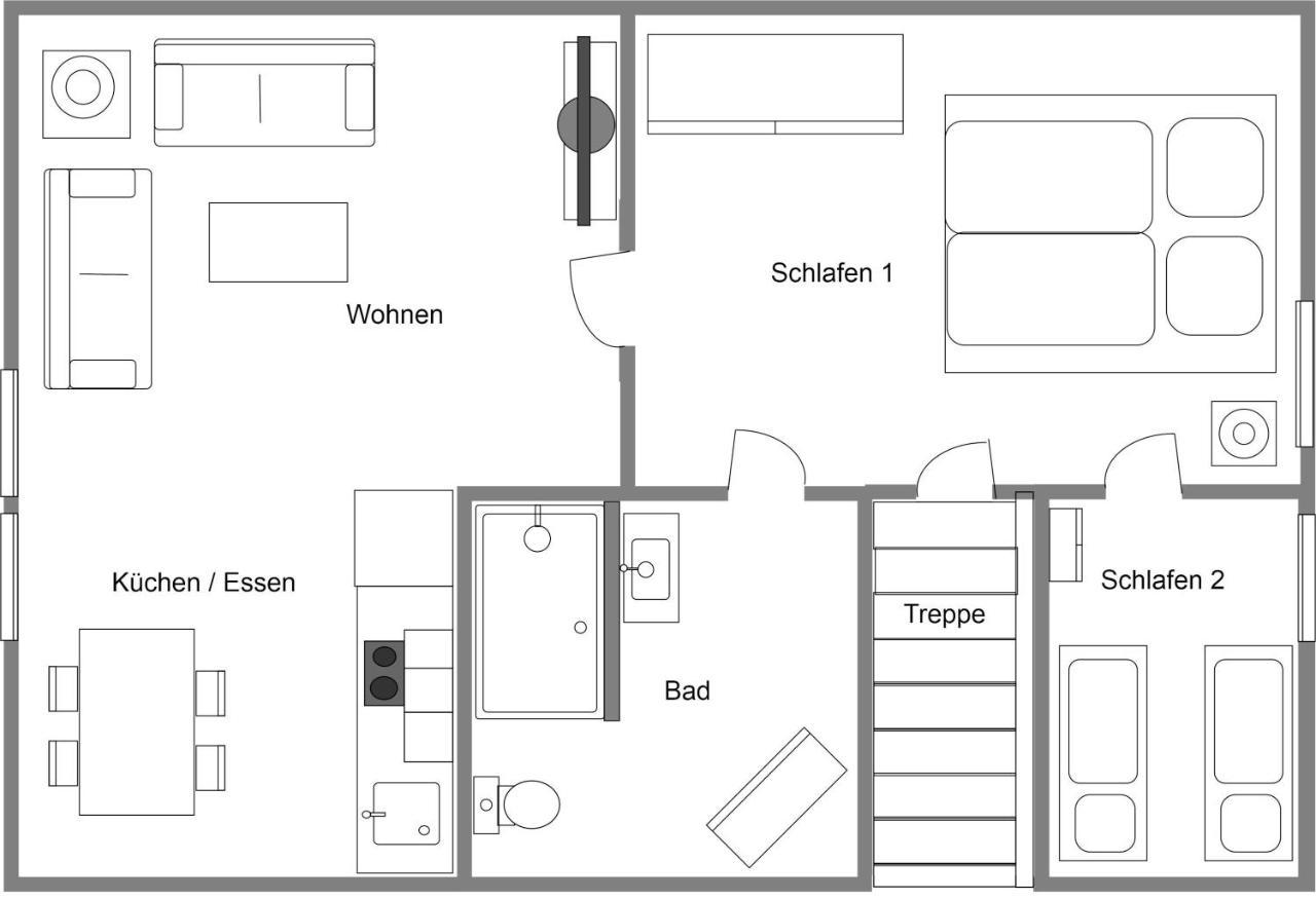 Witte Huus 75M_ Und 51M_ Ferienwoh Apartment Hooksiel Bagian luar foto